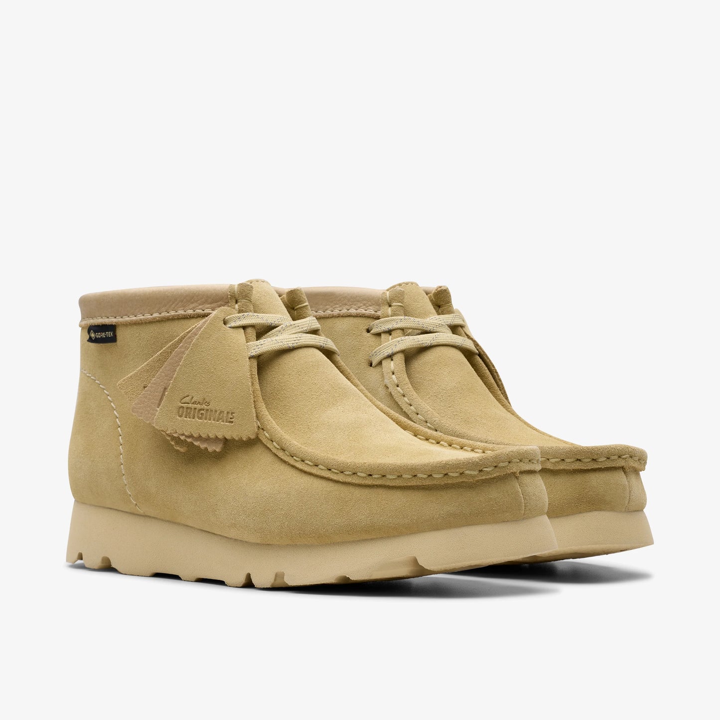Botas De La Marca Clarks  Para Mujer Modelo Wallabeebt.Gtx Maple Suede En Color Beige