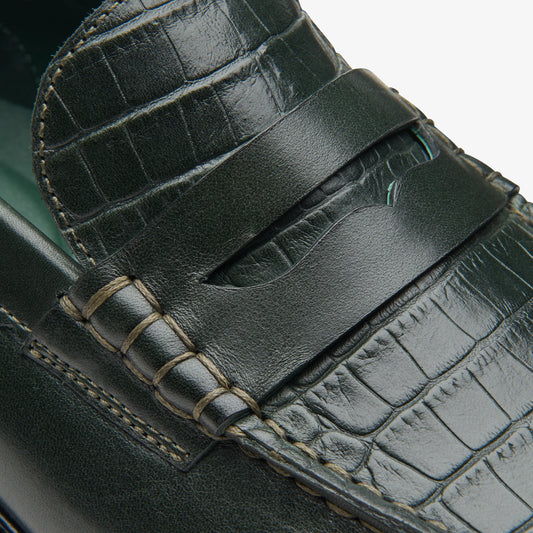 Zapatos De Vestir De La Marca Clarks  Para Hombre Modelo Craftjames Lo Dark Green Combi En Color Verde