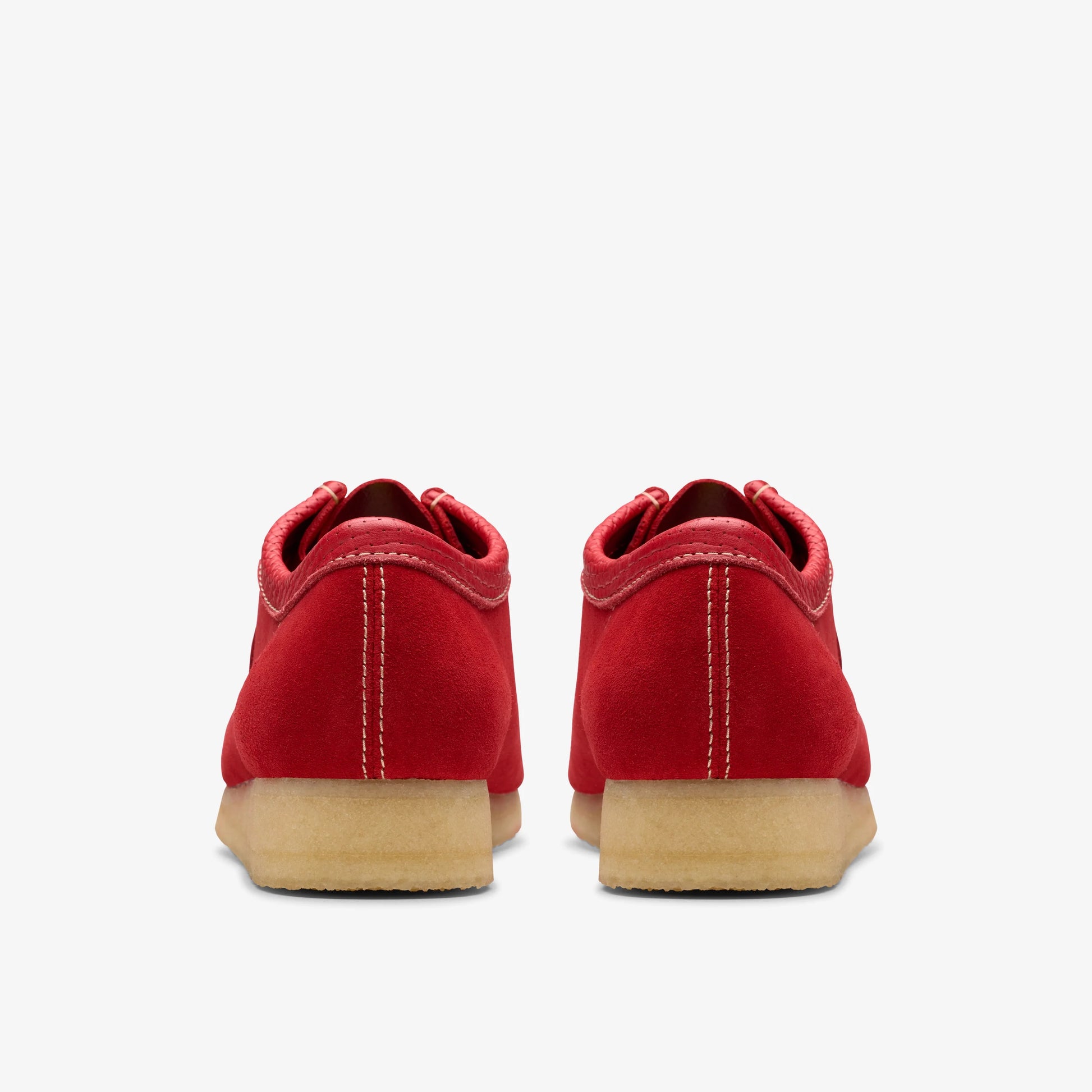 Zapatos Casual De La Marca Clarks  Para Hombre Modelo Wallabee Red Suede En Color Rojo