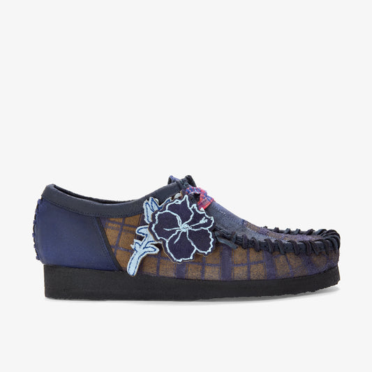 Zapatos Casual De La Marca Clarks  Para Hombre Modelo Wallabee Navy Combi En Color Azul