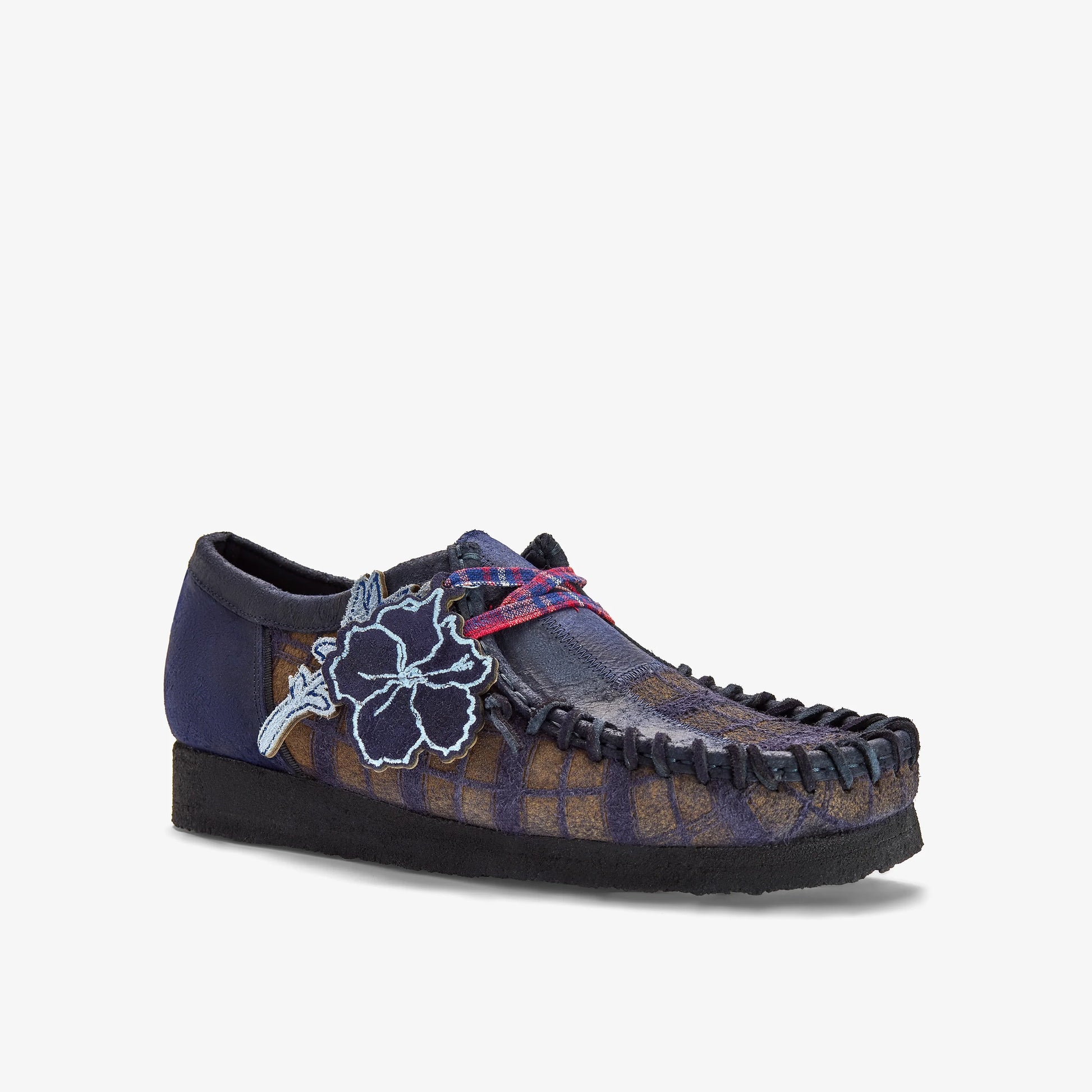 Zapatos Casual De La Marca Clarks  Para Hombre Modelo Wallabee Navy Combi En Color Azul
