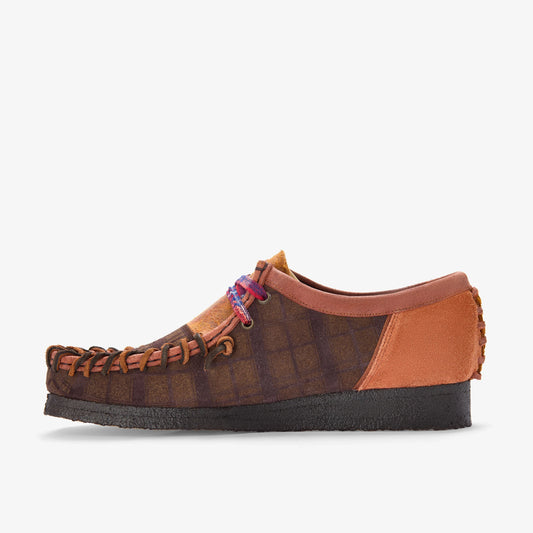 Zapatos Casual De La Marca Clarks  Para Hombre Modelo Wallabee Brown Combi En Color Marrón