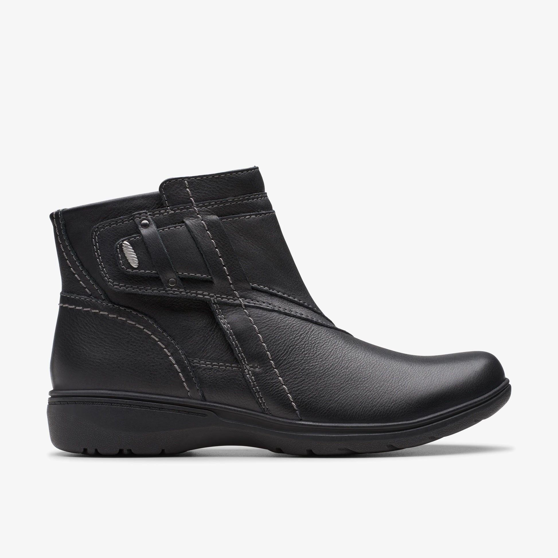 Botas De La Marca Clarks  Para Mujer Modelo Carleigh Style Black Leather En Color Negro