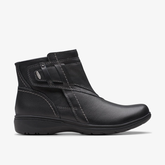 Botas De La Marca Clarks  Para Mujer Modelo Carleigh Style Black Leather En Color Negro