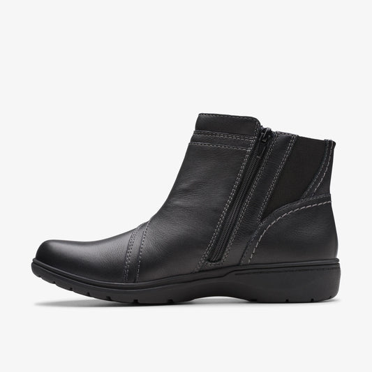 Botas De La Marca Clarks  Para Mujer Modelo Carleigh Style Black Leather En Color Negro