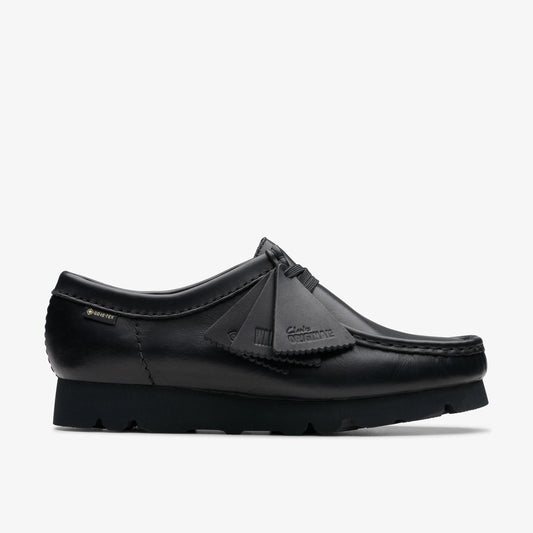 Sandalias De La Marca Clarks  Para Mujer Modelo Wallabee.Gtx Blk/Black Lea En Color Negro