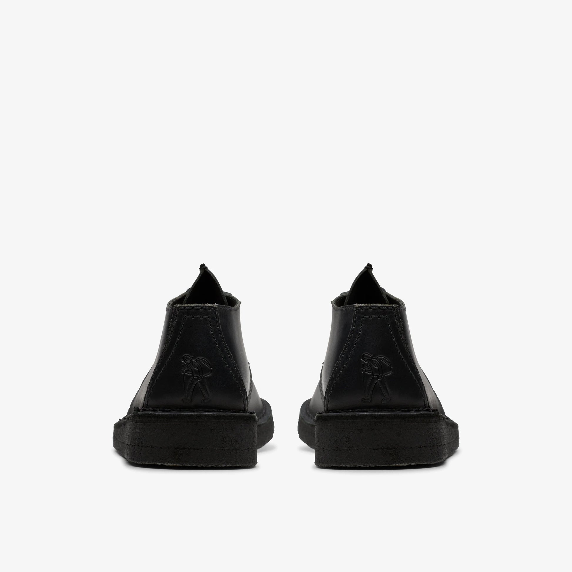 Zapatos Casual De La Marca Clarks  Para Hombre Modelo Desert Trek Blk Smooth Lea En Color Negro
