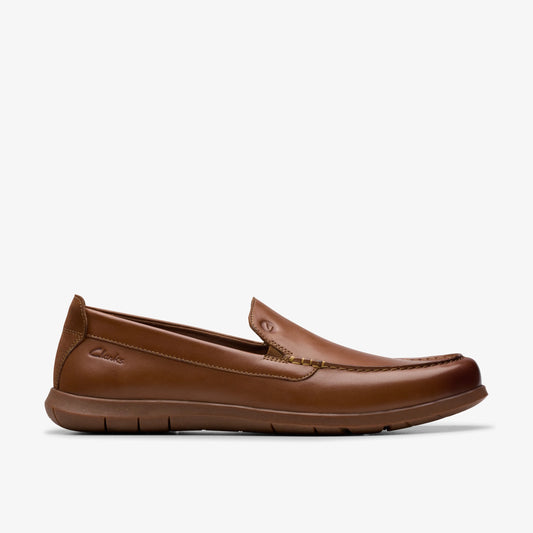 Zapatos Casual De La Marca Clarks  Para Hombre Modelo Flexway Step Tan Leather En Color Marrón