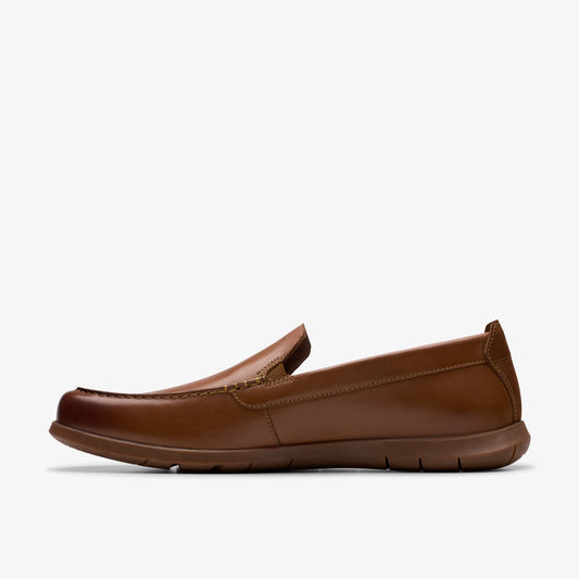 Zapatos Casual De La Marca Clarks  Para Hombre Modelo Flexway Step Tan Leather En Color Marrón