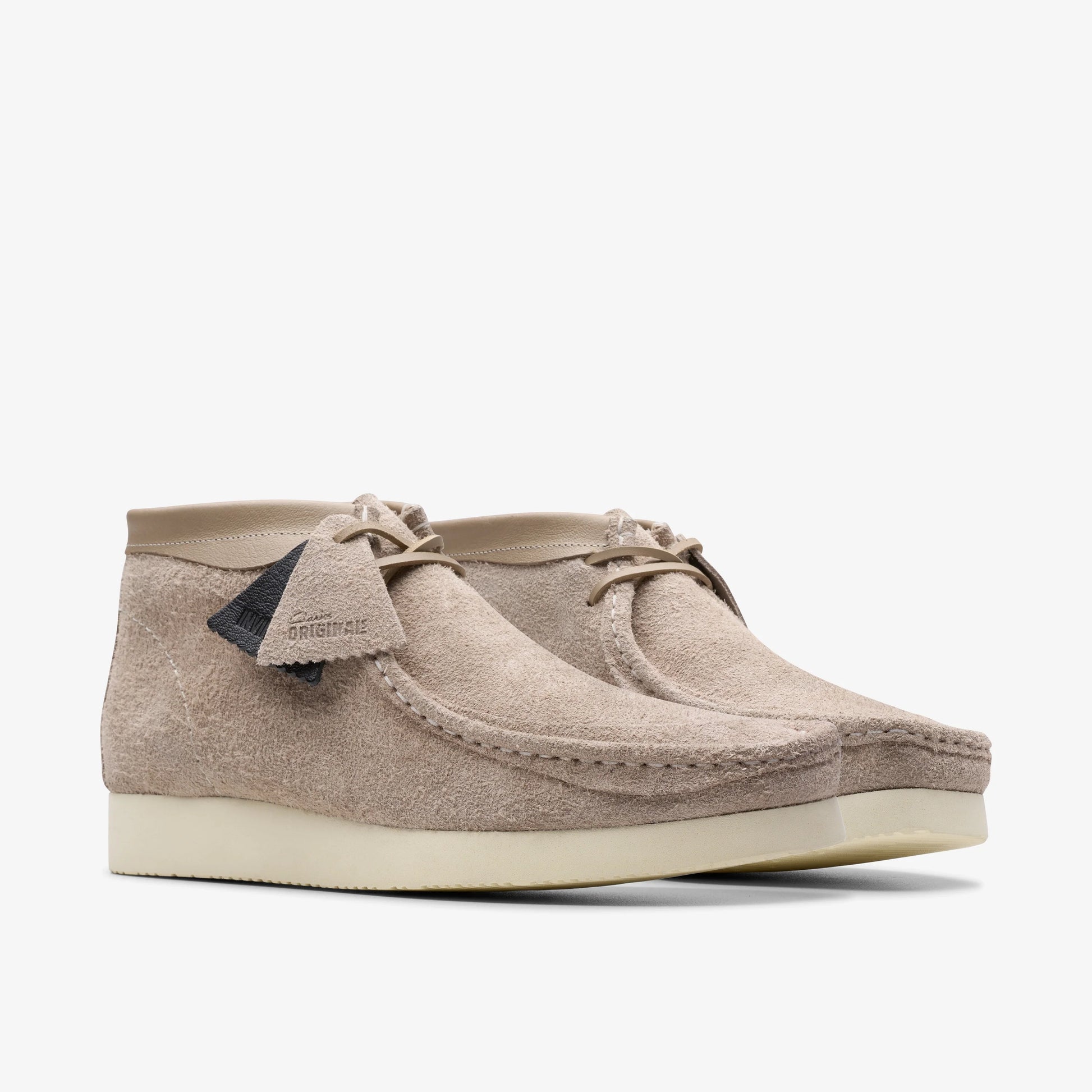 Botas De La Marca Clarks  Para Hombre Modelo Wallabee Boot Taupe Combi En Color Beige