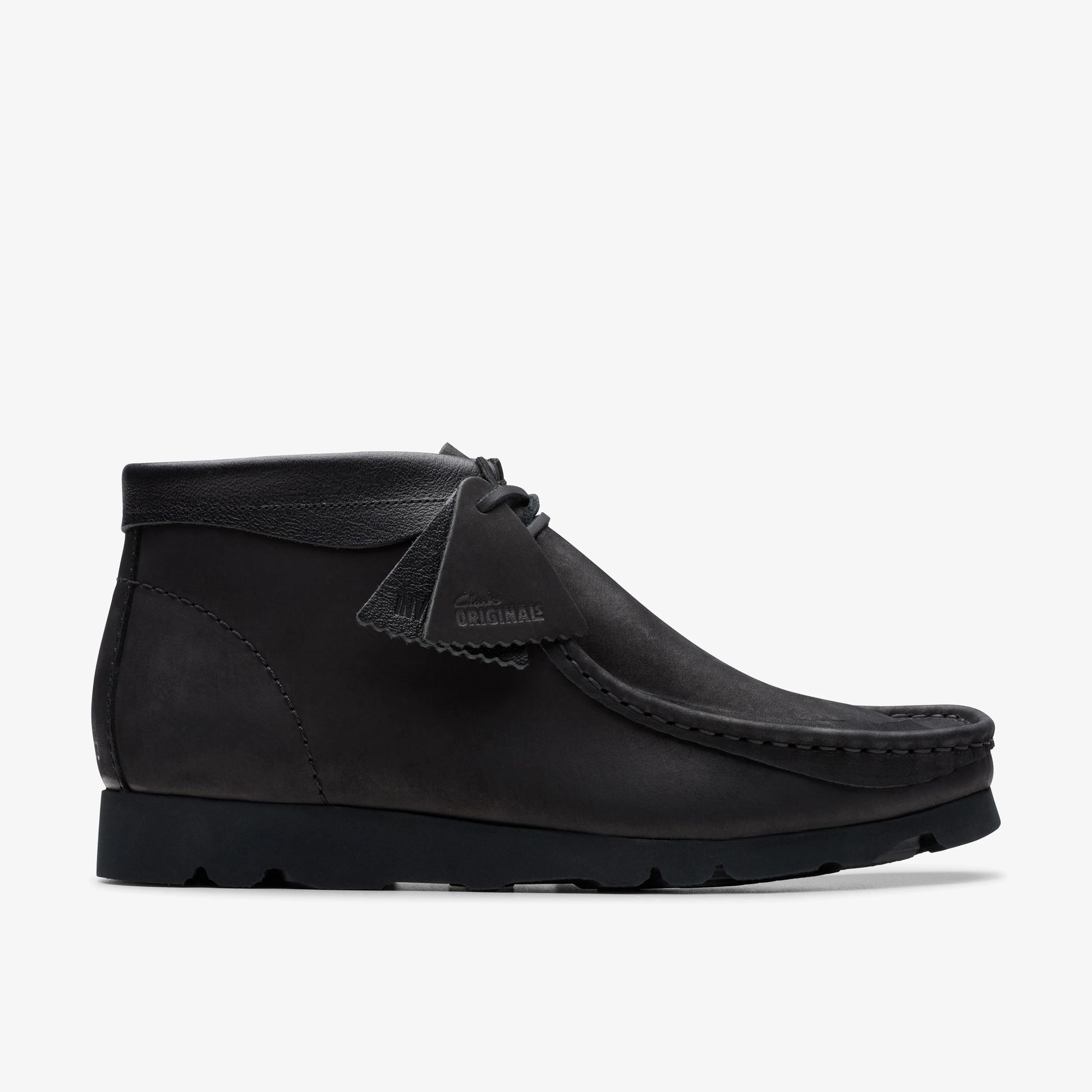 Botas De La Marca Clarks  Para Hombre Modelo Wallabee Boot Black Combi En Color Negro