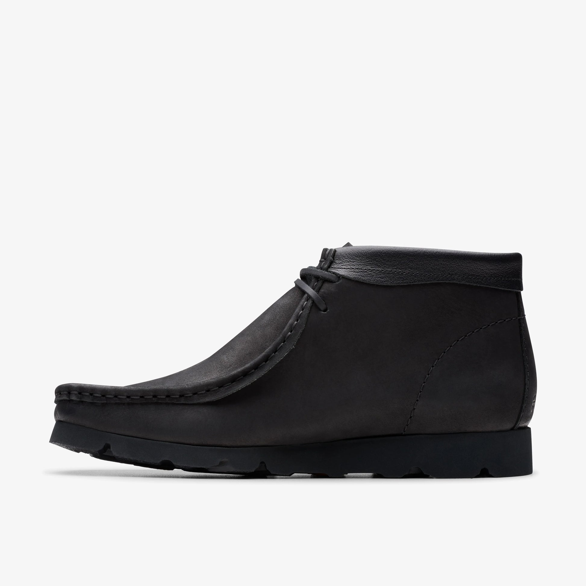 Botas De La Marca Clarks  Para Hombre Modelo Wallabee Boot Black Combi En Color Negro