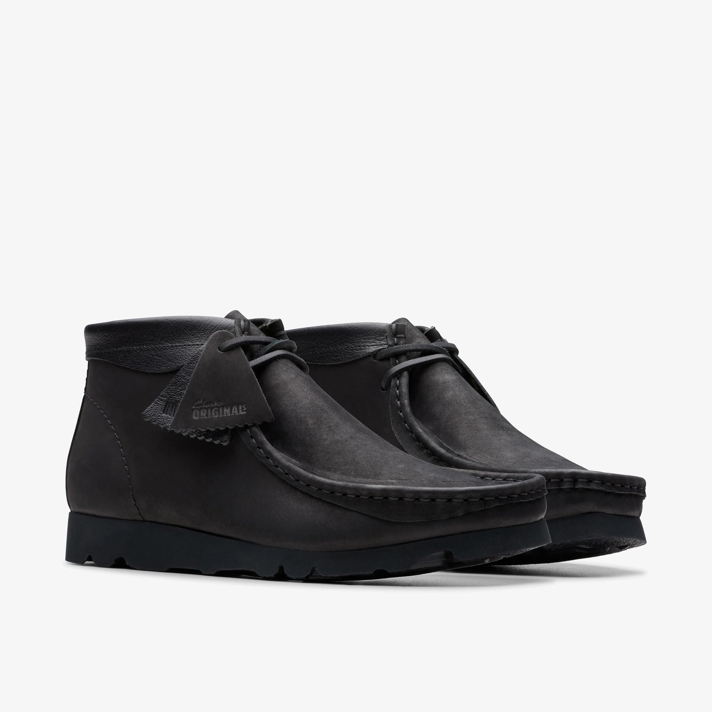 Botas De La Marca Clarks  Para Hombre Modelo Wallabee Boot Black Combi En Color Negro