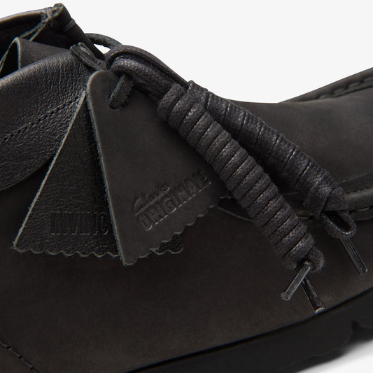 Botas De La Marca Clarks  Para Hombre Modelo Wallabee Boot Black Combi En Color Negro