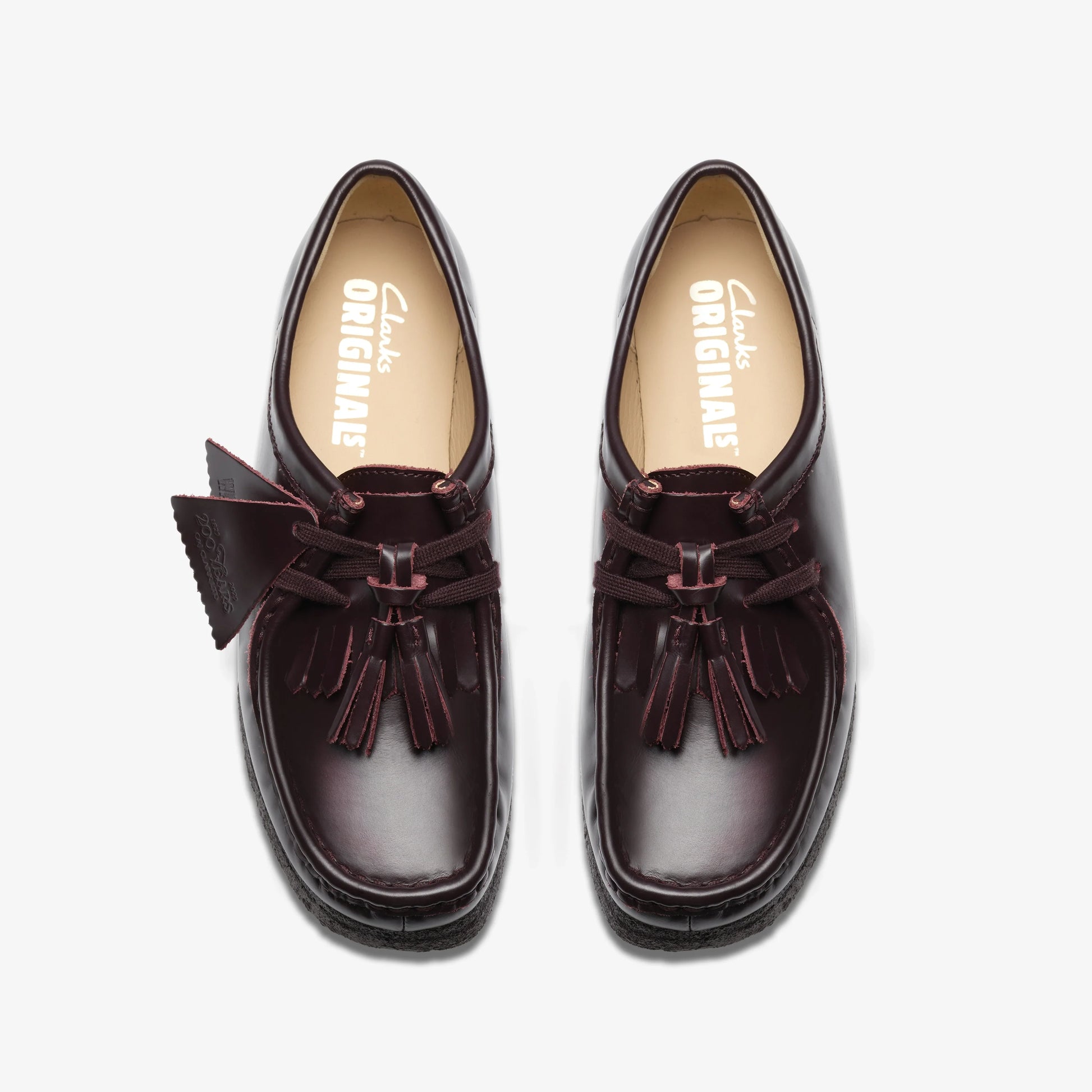 Sandalias De La Marca Clarks  Para Mujer Modelo Wallabee. Purple Grape Lea En Color Lila