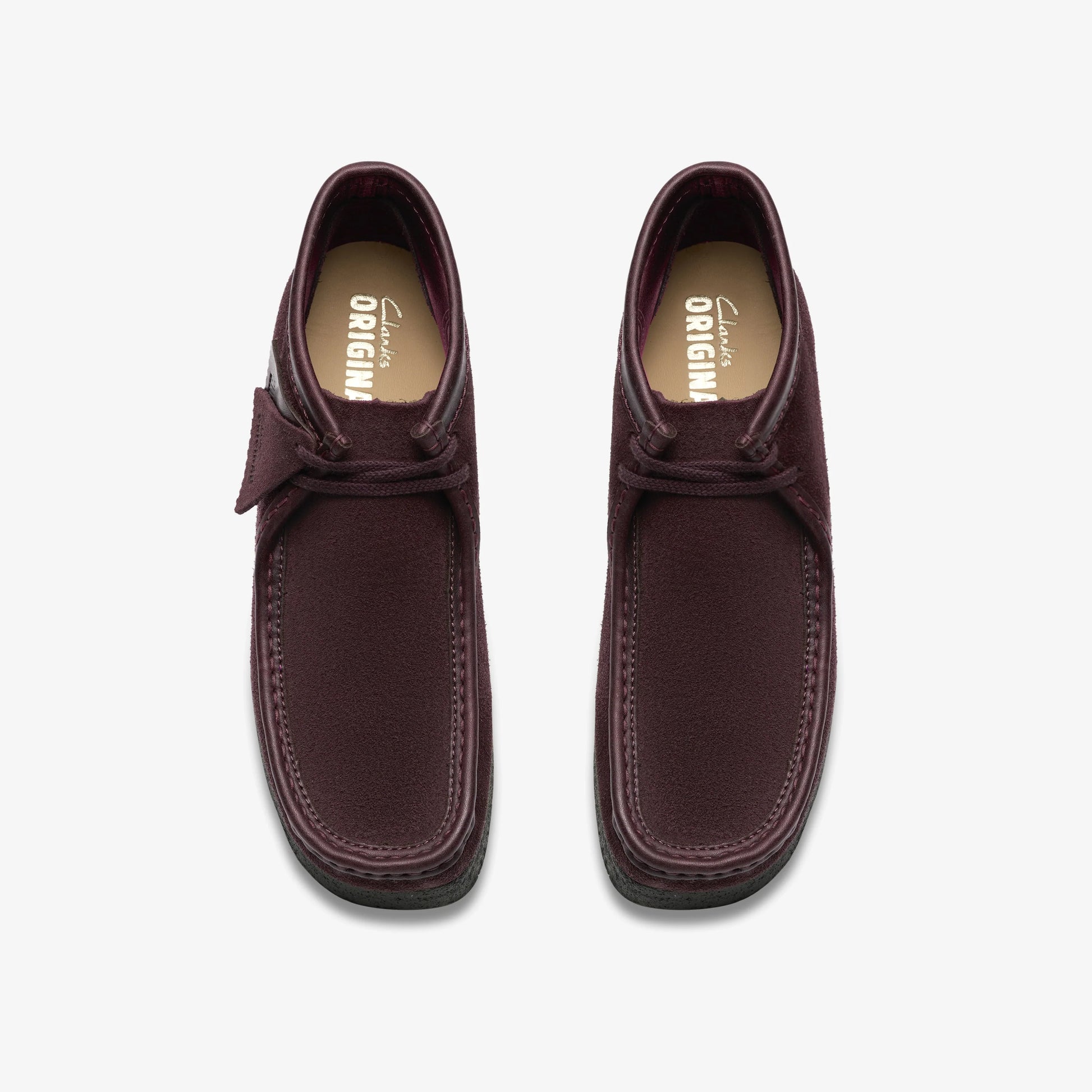 Botas De La Marca Clarks  Para Hombre Modelo Wallabee Boot Purple Grape Sde En Color Lila