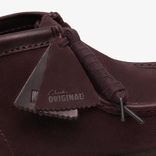 Botas De La Marca Clarks  Para Hombre Modelo Wallabee Boot Purple Grape Sde En Color Lila