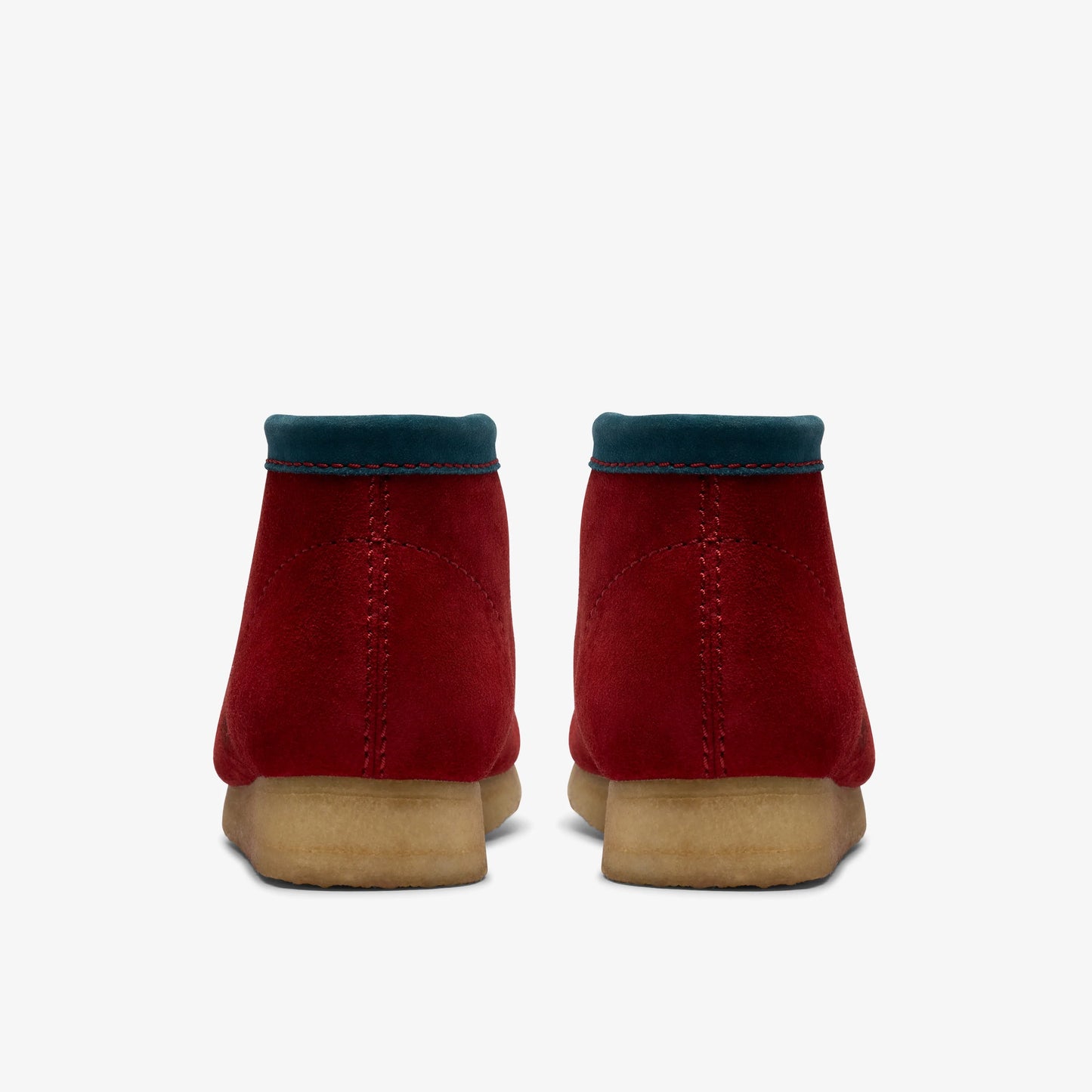Botas De La Marca Clarks  Para Hombre Modelo Wallabee Boot Dark Red Suede En Color Rojo