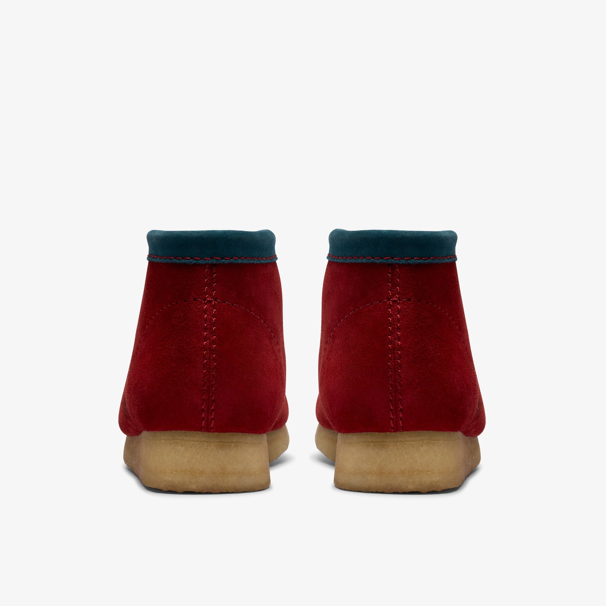 Botas De La Marca Clarks  Para Hombre Modelo Wallabee Boot Dark Red Suede En Color Rojo