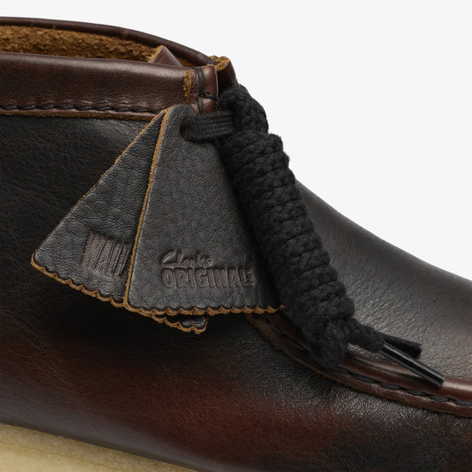 Botas De La Marca Clarks  Para Hombre Modelo Wallabee Boot Dark Tan Combi En Color Marrón