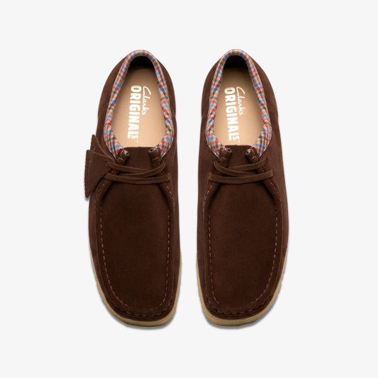 Zapatos Casual De La Marca Clarks  Para Hombre Modelo Wallabee Chocolate Combi En Color Marrón