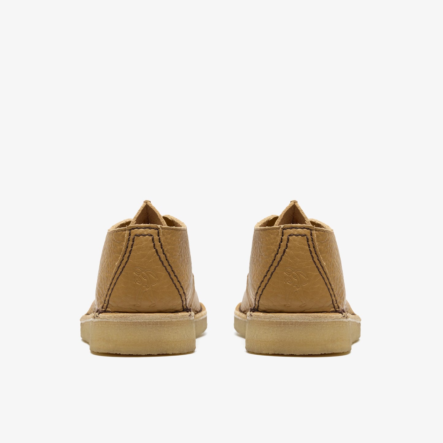 Zapatos Casual De La Marca Clarks  Para Hombre Modelo Desert Trek Curry Leather En Color Beige