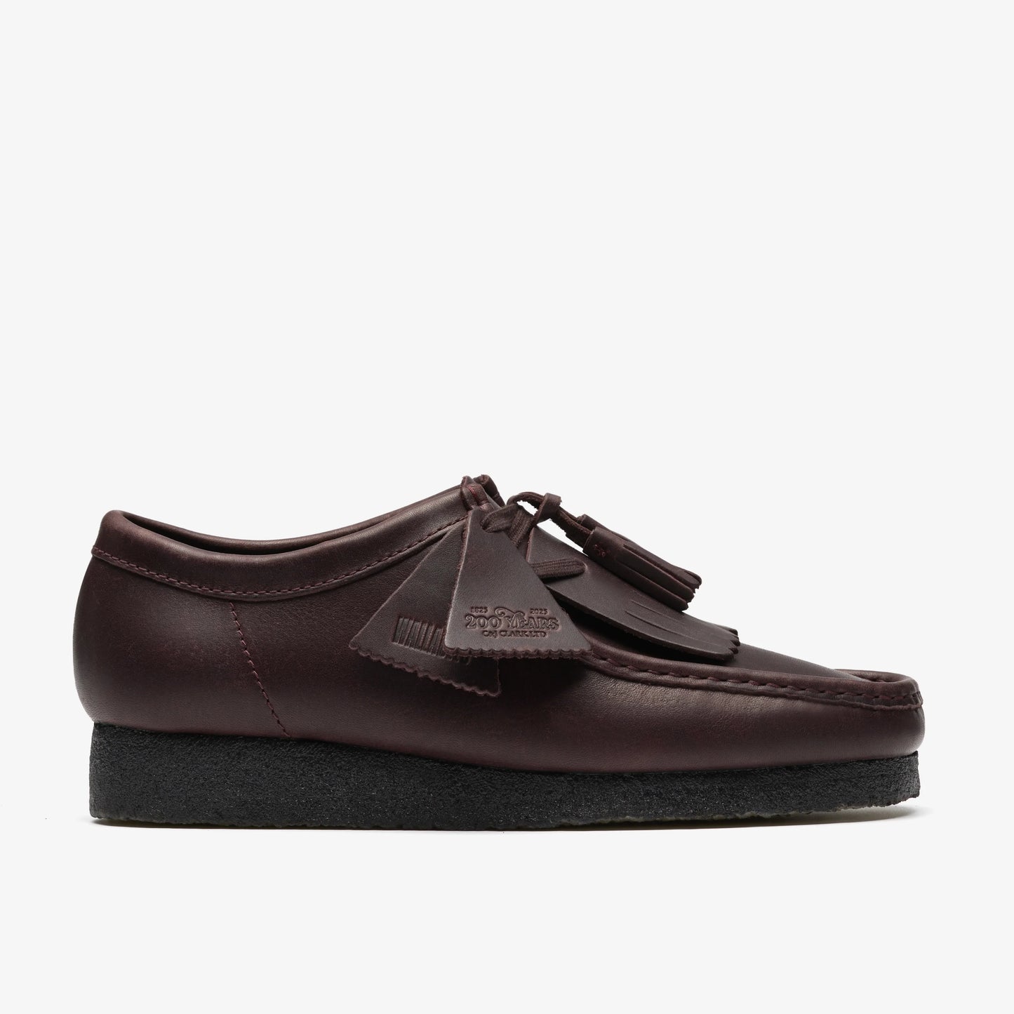 Zapatos Casual De La Marca Clarks  Para Hombre Modelo Wallabee Purple Grape Lea En Color Lila