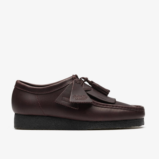 Zapatos Casual De La Marca Clarks  Para Hombre Modelo Wallabee Purple Grape Lea En Color Lila