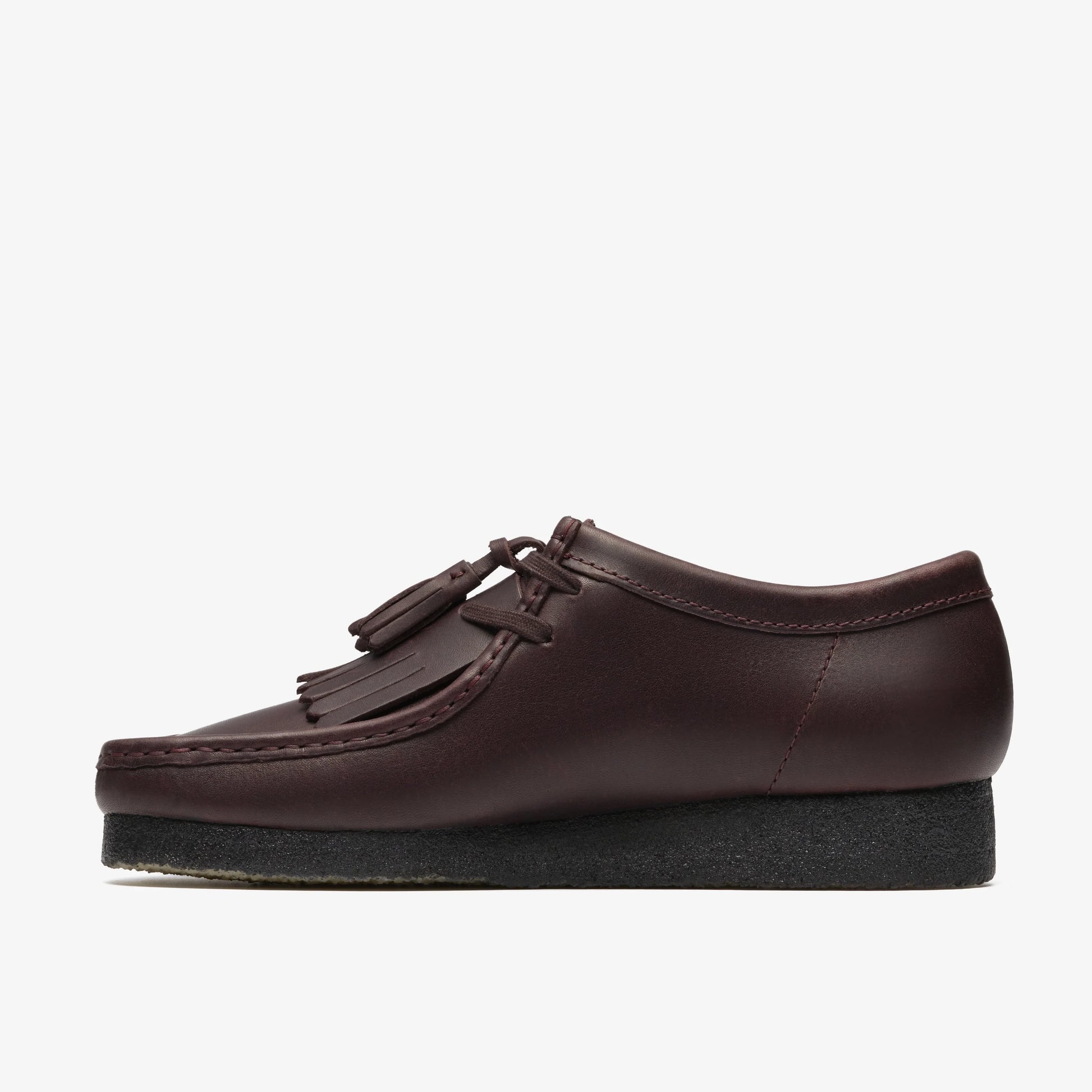 Zapatos Casual De La Marca Clarks  Para Hombre Modelo Wallabee Purple Grape Lea En Color Lila