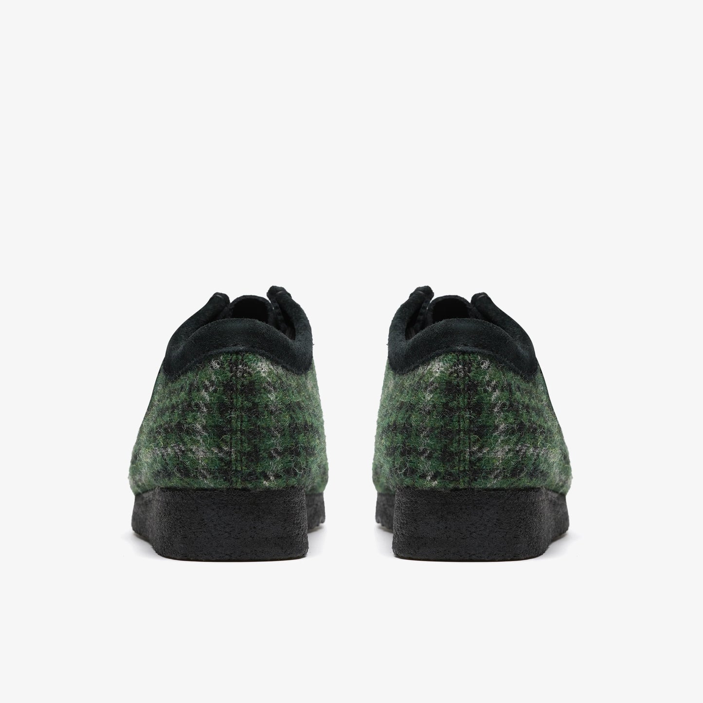 Zapatos Casual De La Marca Clarks  Para Hombre Modelo Wallabee Green Tweed Comb En Color Verde