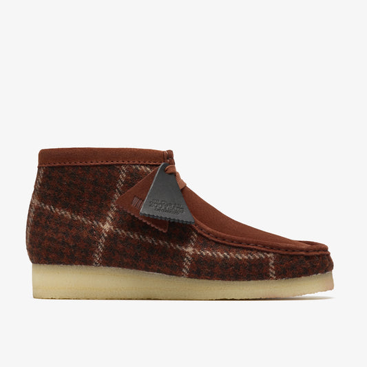 Botas De La Marca Clarks  Para Hombre Modelo Wallabee Boot Rust Tweed Comb En Color Naranja