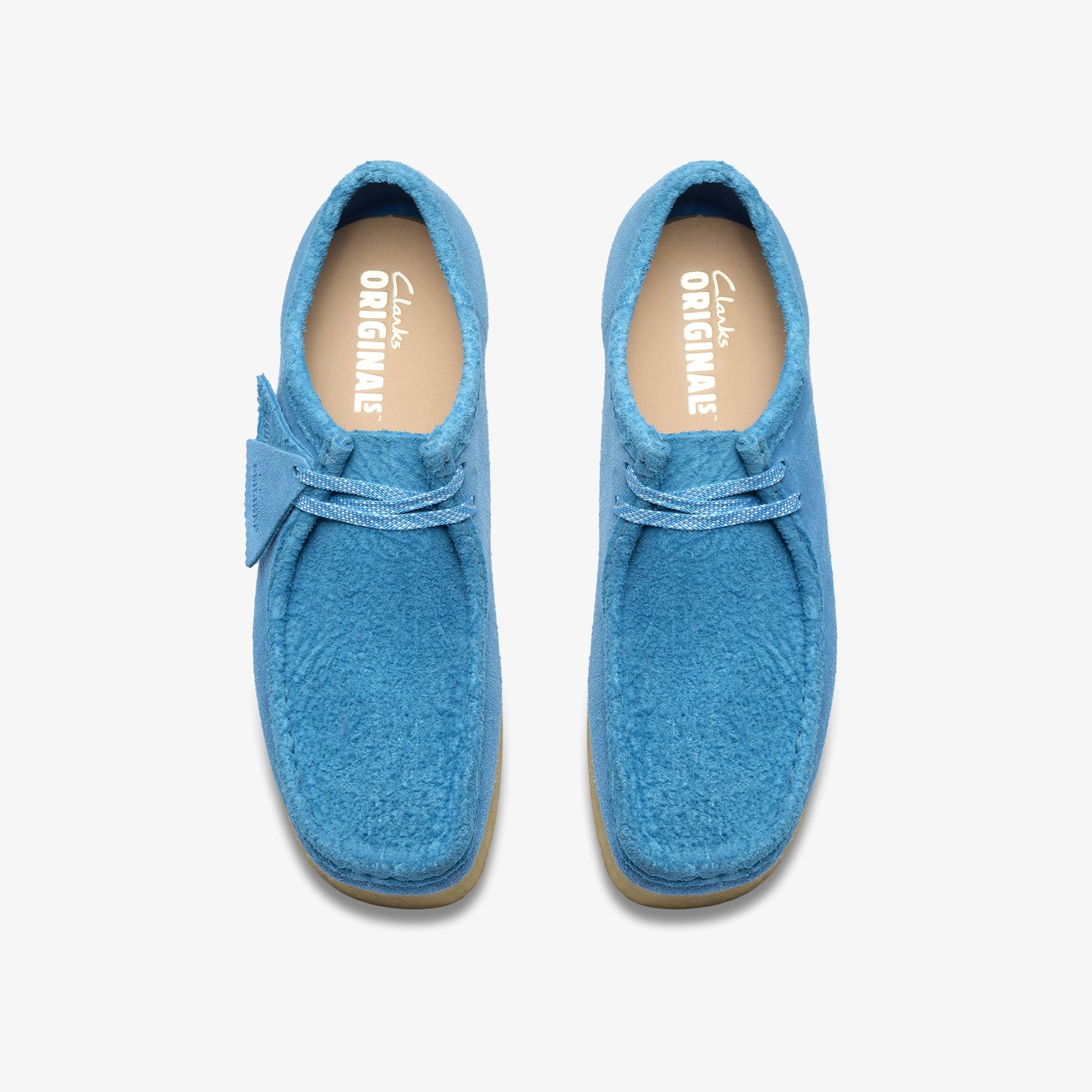 Zapatos Casual De La Marca Clarks  Para Hombre Modelo Wallabee Pacific Blue Sde En Color Azul