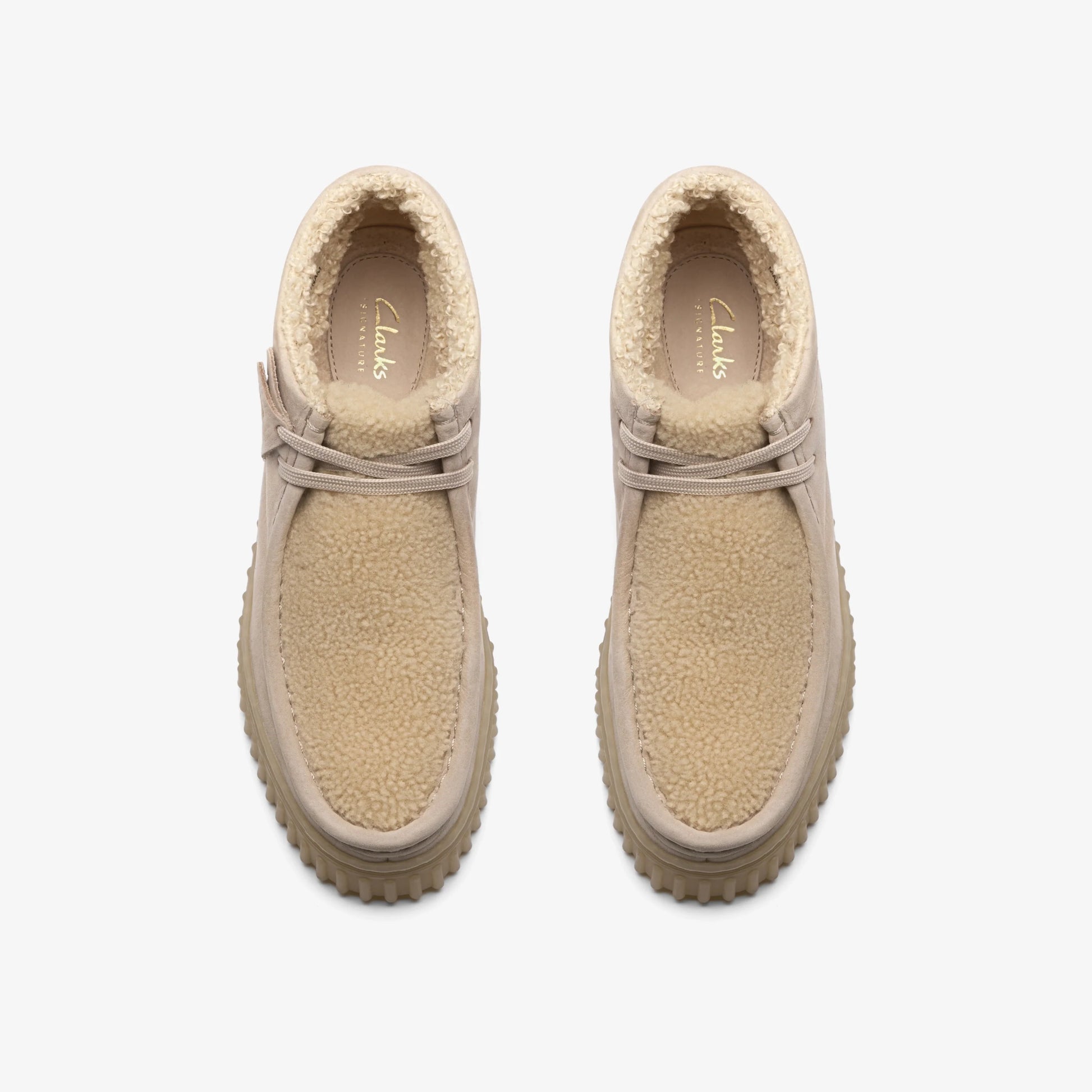 Botas De La Marca Clarks  Para Mujer Modelo Torhill Moss Sand Wlined En Color Beige