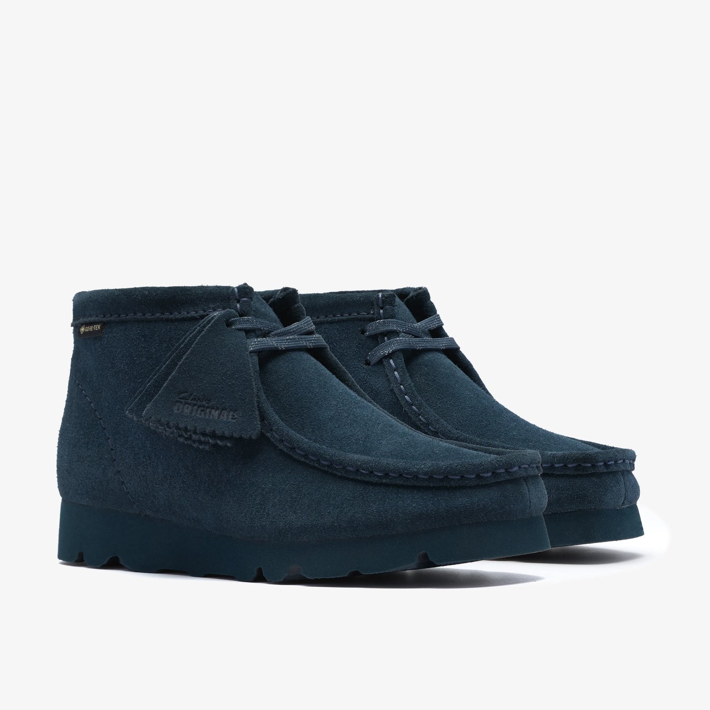 Botas De La Marca Clarks  Para Mujer Modelo Wallabeebt.Gtx Dark Teal Sde En Color Azul