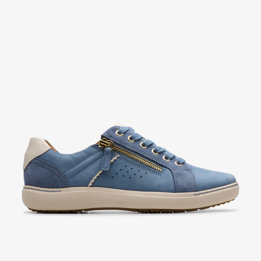 Zapatos Casual De La Marca Clarks  Para Mujer Modelo Nalle Zen Blue Combi En Color Azul