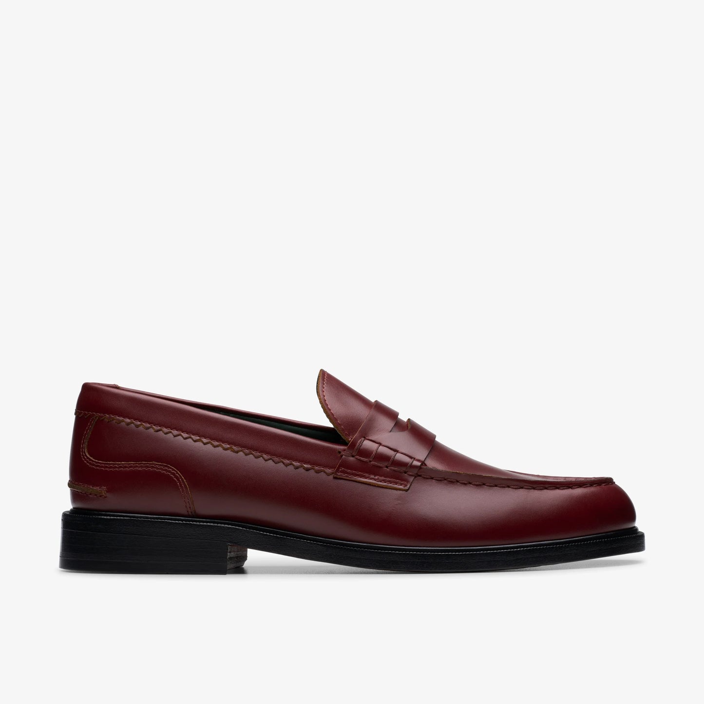 Zapatos De Vestir De La Marca Clarks  Para Hombre Modelo Craftjames Lo Wine Leather En Color Rojo