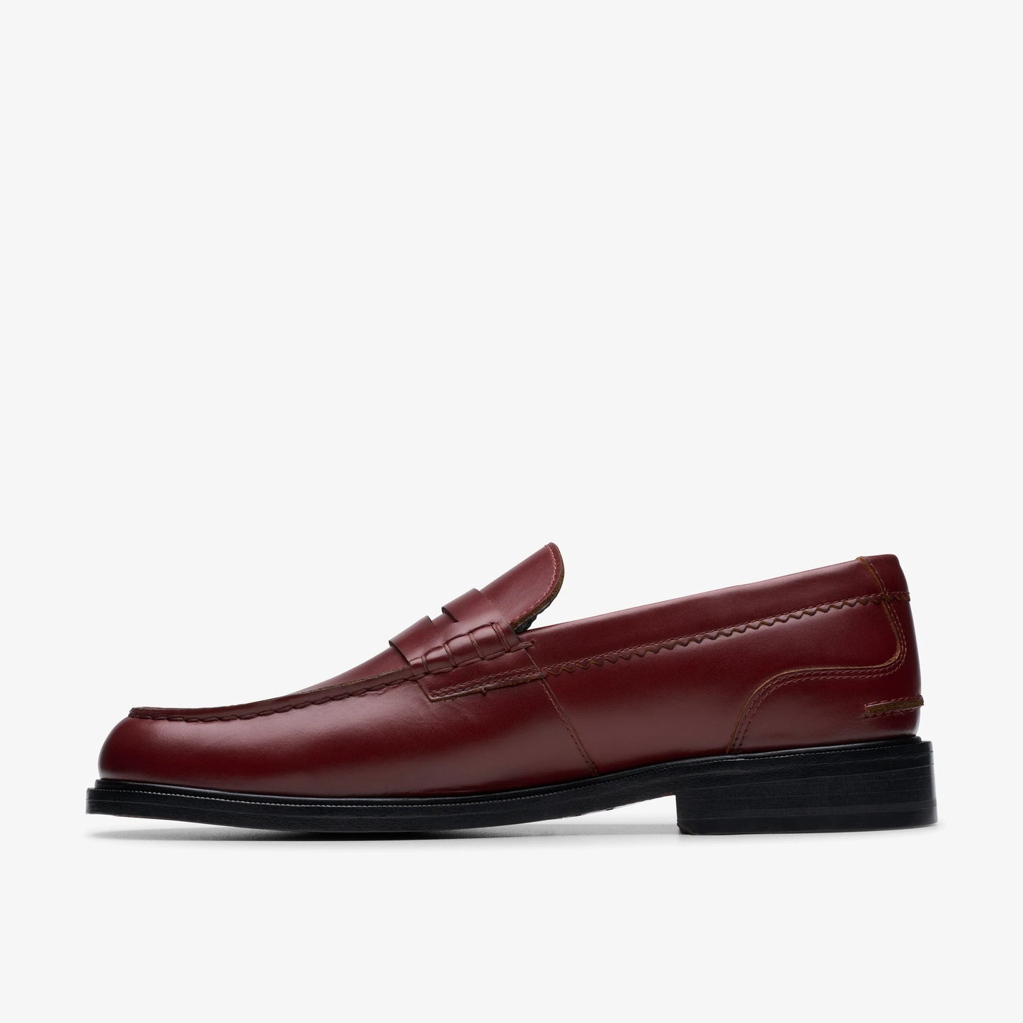 Zapatos De Vestir De La Marca Clarks  Para Hombre Modelo Craftjames Lo Wine Leather En Color Rojo