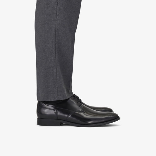 Zapatos De Vestir De La Marca Clarks  Para Hombre Modelo Paulton Lace Blk Hishine Lea En Color Negro