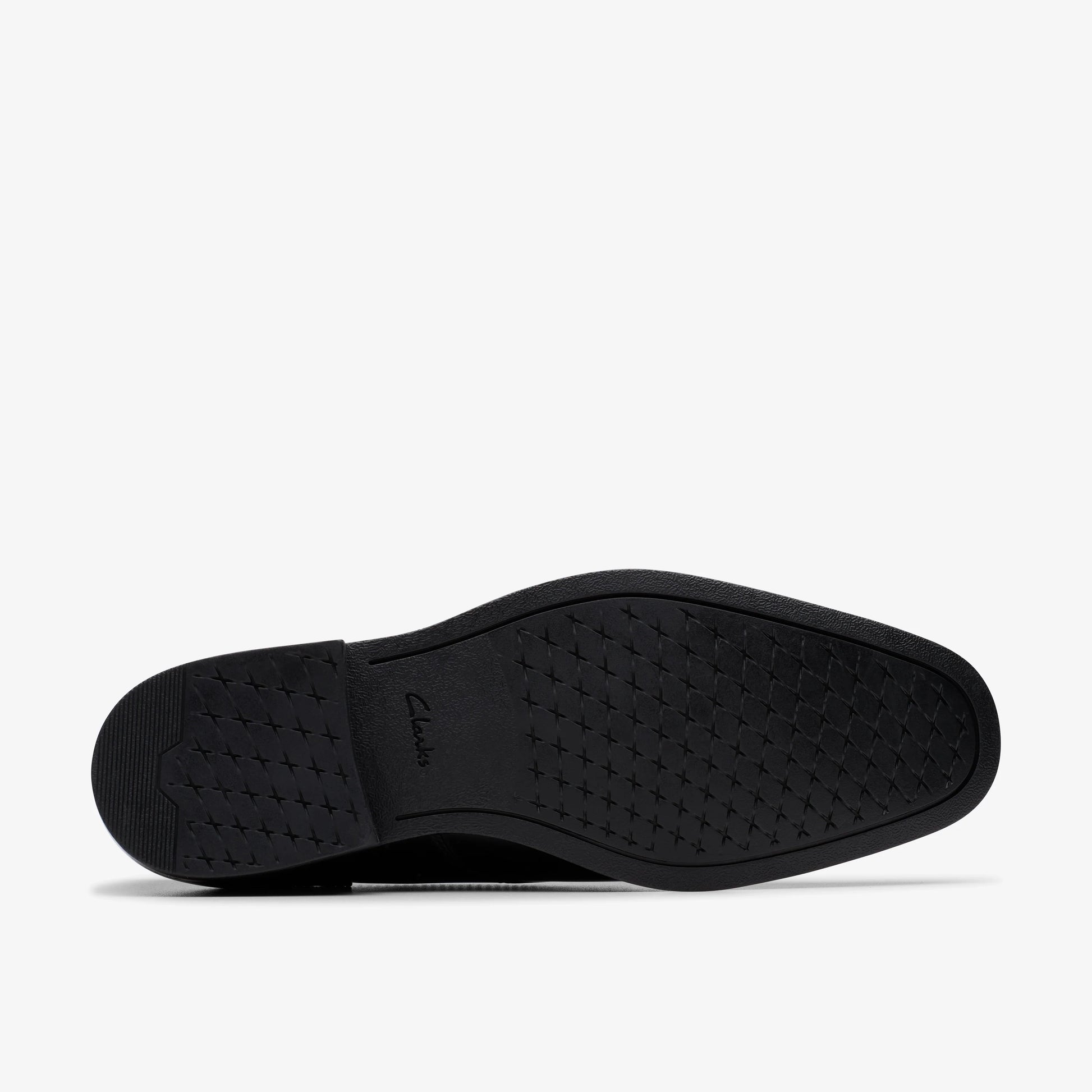 Zapatos De Vestir De La Marca Clarks  Para Hombre Modelo Paulton Lace Blk Hishine Lea En Color Negro