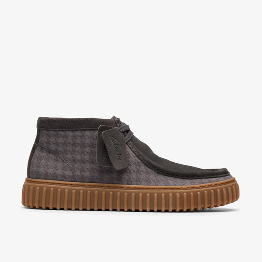Botas De La Marca Clarks  Para Hombre Modelo Torhill Hi Grey Combi En Color Gris