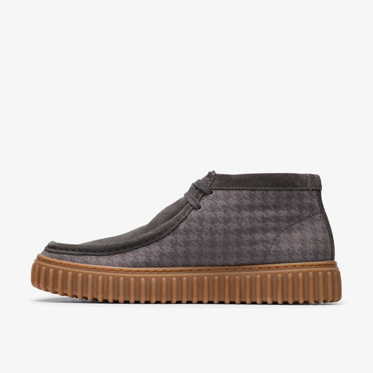 Botas De La Marca Clarks  Para Hombre Modelo Torhill Hi Grey Combi En Color Gris