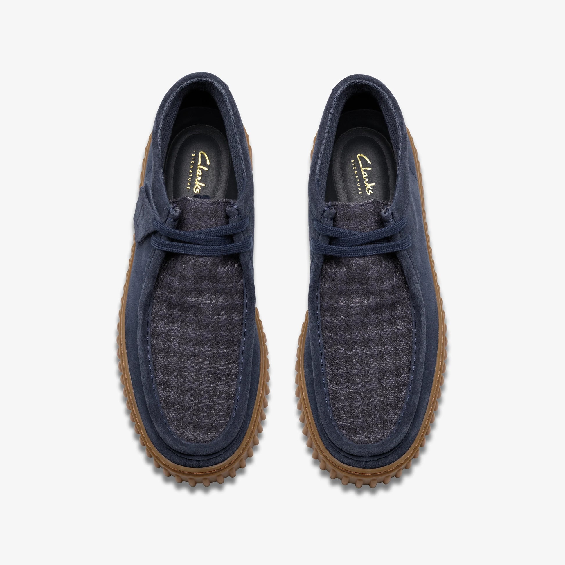 Botas De La Marca Clarks  Para Hombre Modelo Torhill Hi Navy Combi En Color Azul