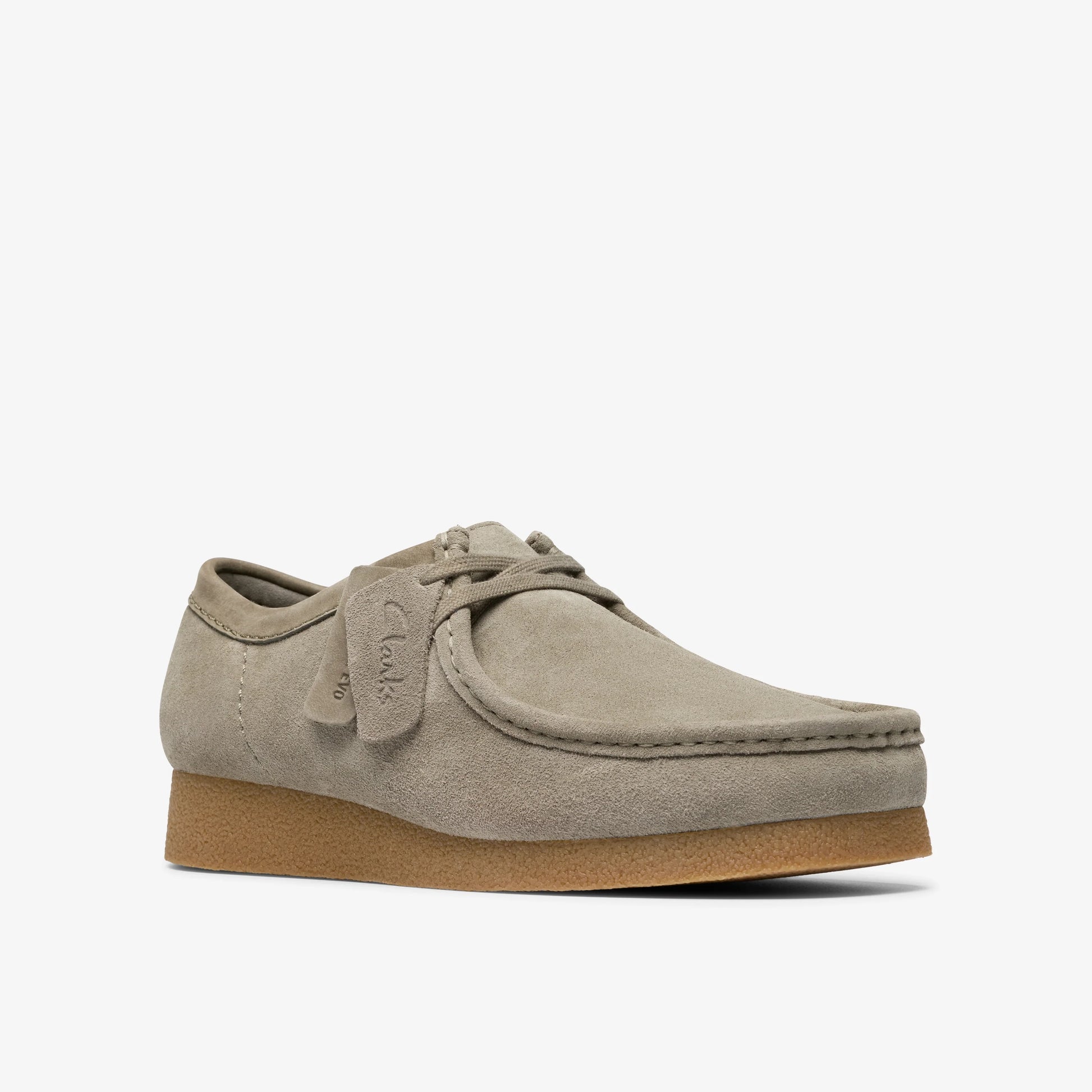 Zapatos Casual De La Marca Clarks  Para Hombre Modelo Wallabeeevo Sage Suede En Color Verde