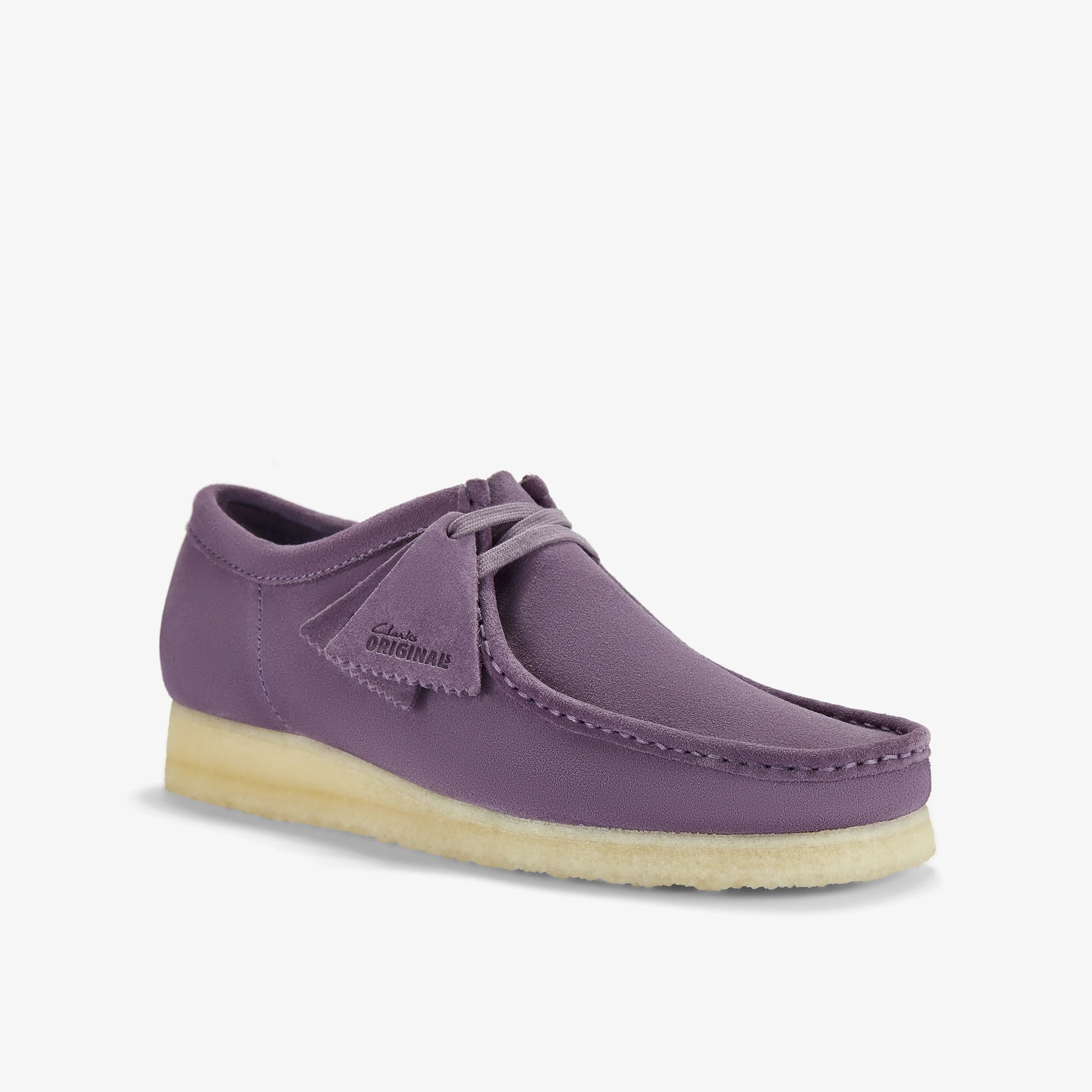 Zapatos Casual De La Marca Clarks  Para Hombre Modelo Wallabee Plum Suede En Color Marrón