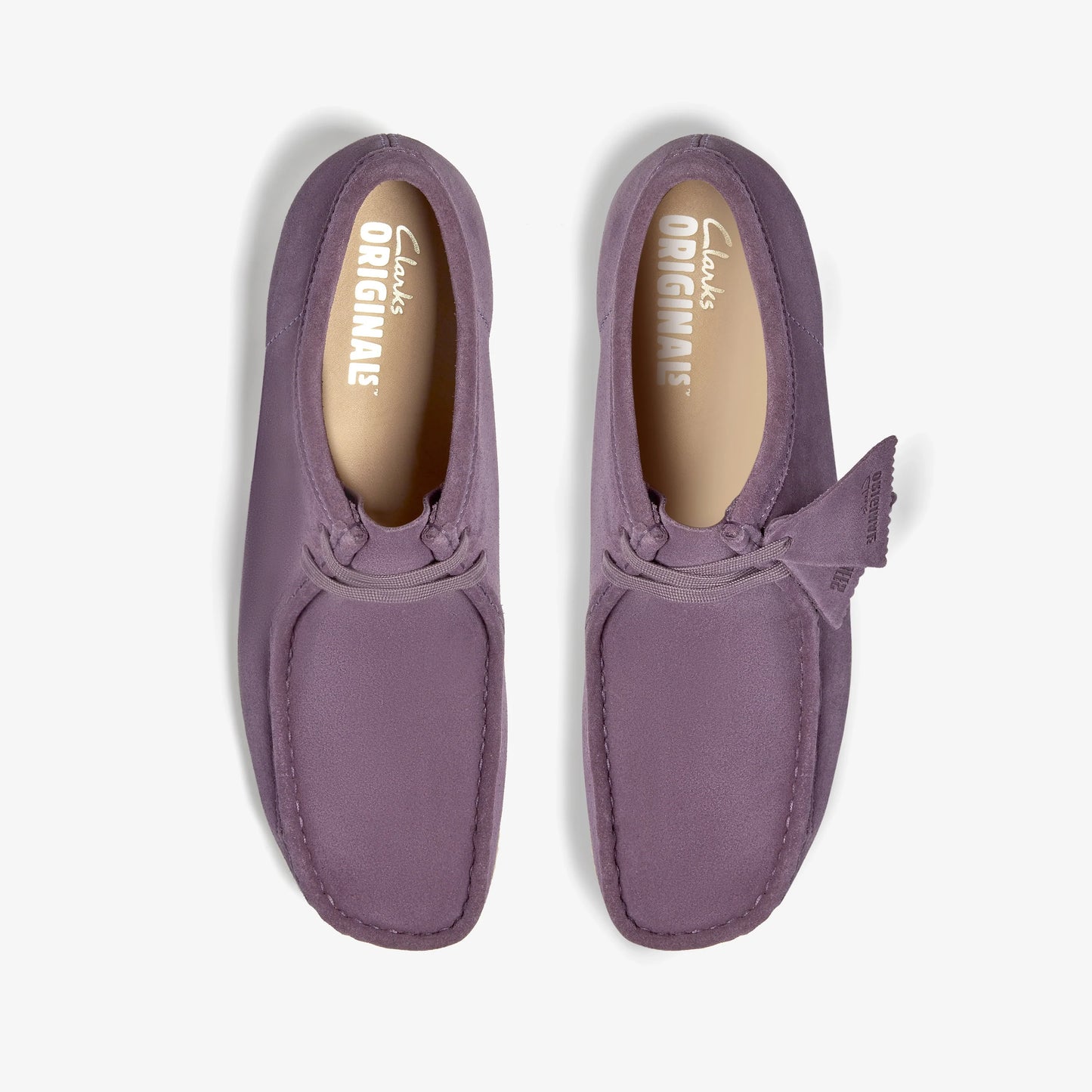 Zapatos Casual De La Marca Clarks  Para Hombre Modelo Wallabee Plum Suede En Color Marrón