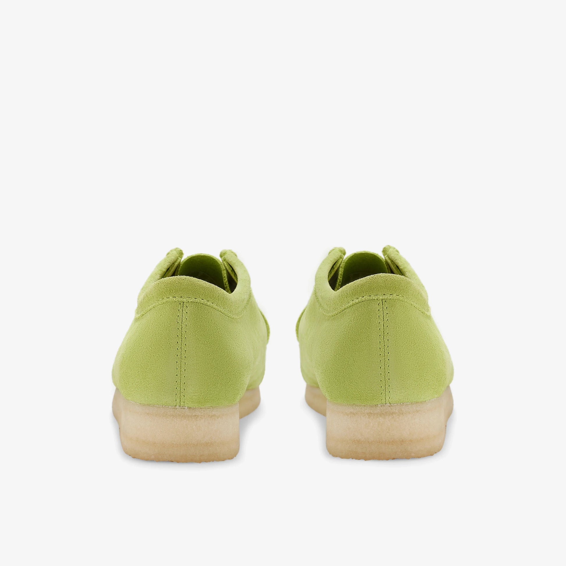 Sandalias De La Marca Clarks  Para Mujer Modelo Wallabee. Lime Suede En Color Verde