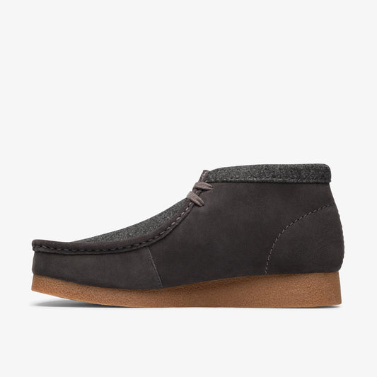 Botas De La Marca Clarks  Para Hombre Modelo Wallabeeevo Bt Dark Grey Combi En Color Gris