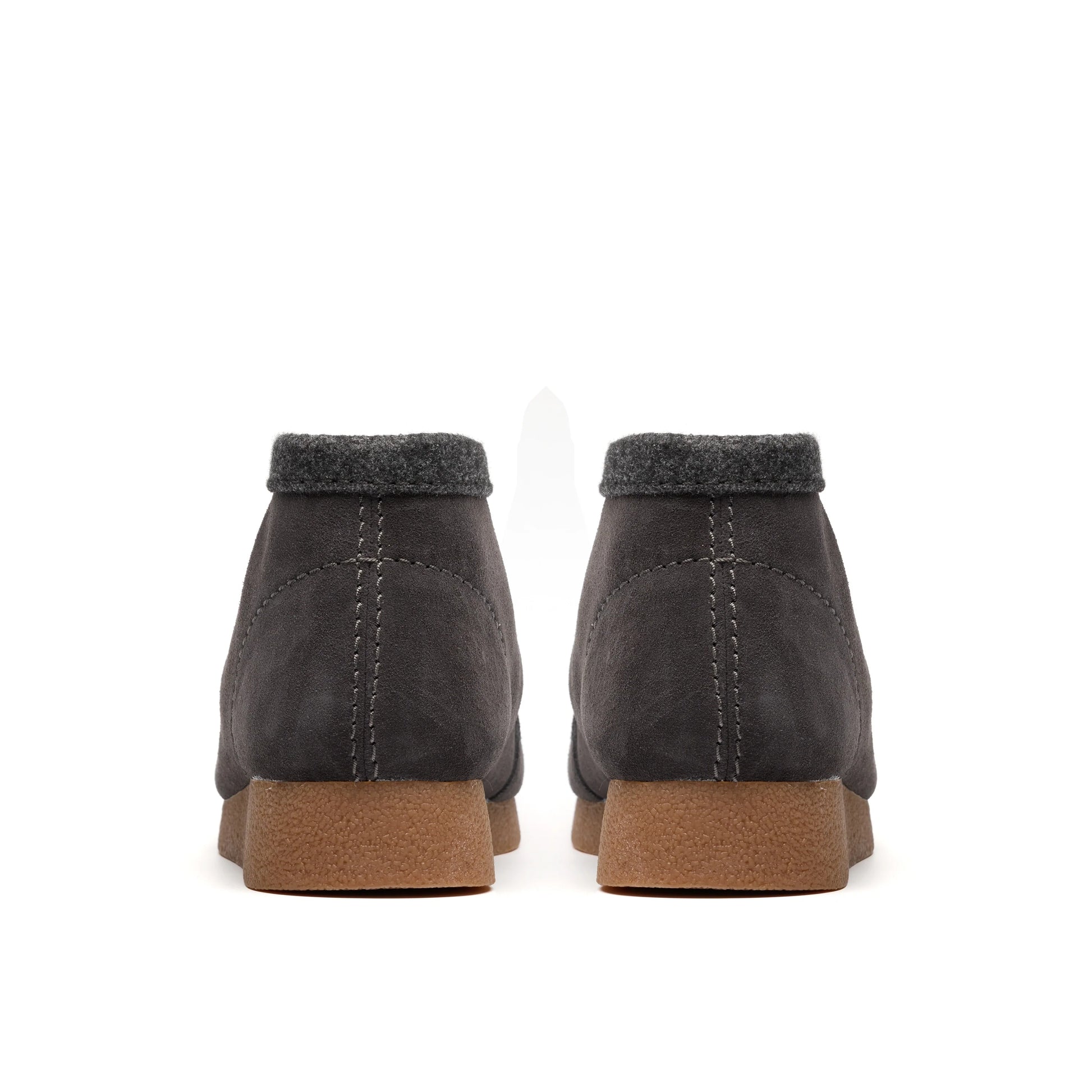 Botas De La Marca Clarks  Para Hombre Modelo Wallabeeevo Bt Dark Grey Combi En Color Gris