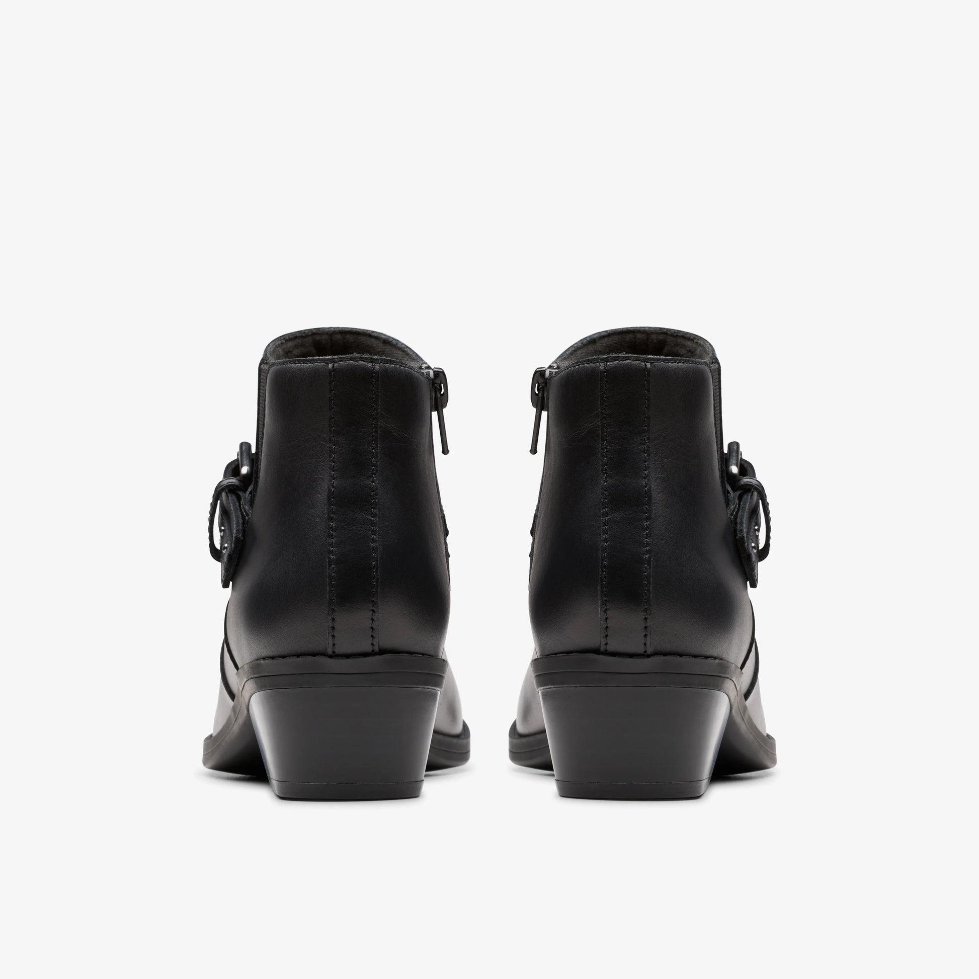 Botas De La Marca Clarks  Para Mujer Modelo Danyelle Wish Black Leather En Color Negro