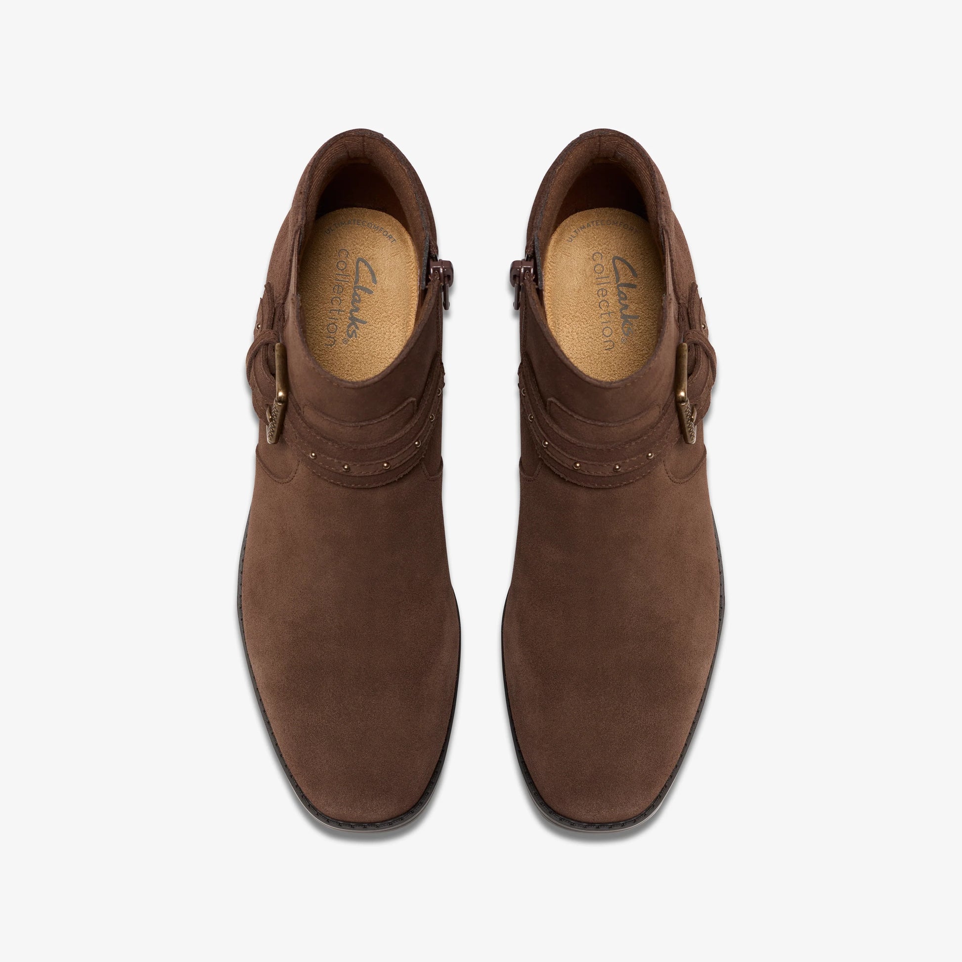 Botas De La Marca Clarks  Para Mujer Modelo Danyelle Wish Brown Sde En Color Marrón